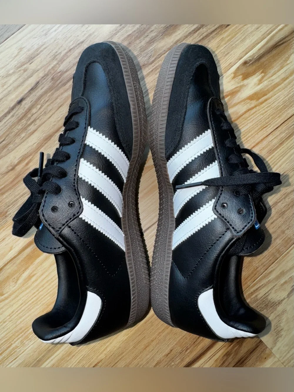 adidas Kids Black and White Samba OG Shoes